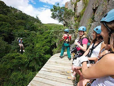 Canopy tour is one of Swaziland's number one adventure activities.